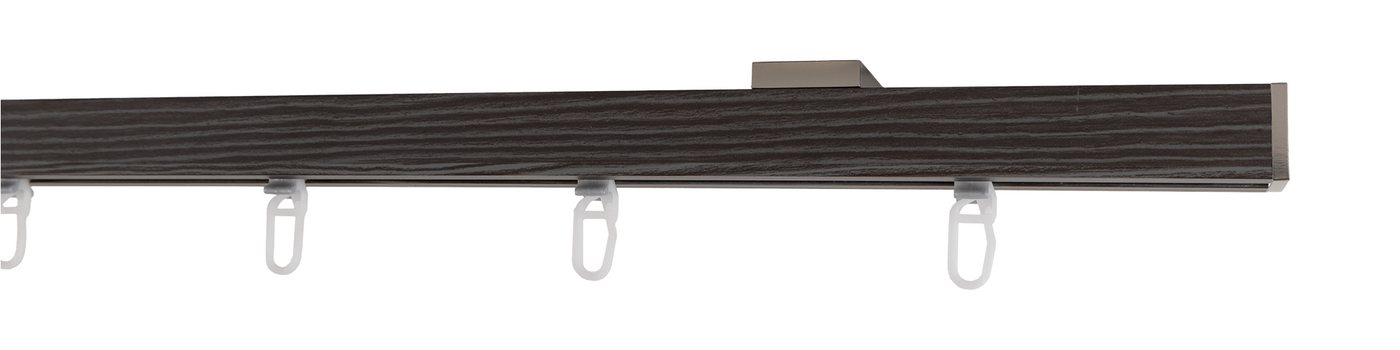 GARESA Gardinenstange Finn Deckenmontage, 1-läufig, Wunschmaßlänge, mit Bohren, verschraubt, Innenlaufprofil, Deckenmontage von GARESA