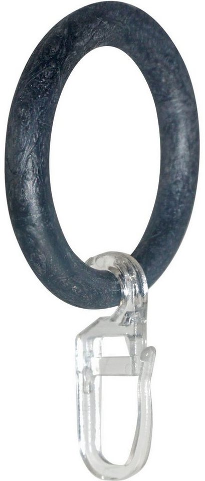 Gardinenring Ring mit Haken, GARESA, (20-St), für Durchmesser bis 16 mm, einfache Montage von GARESA