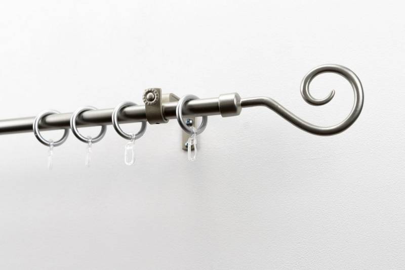 GARESA Gardinenstange Clara, Ø 16 mm, 1-läufig, Wunschmaßlänge, mit Bohren, verschraubt, Kunststoff, Metall, Vorhanggarnitur, mit Ringe und Haken, verlängerbar GARESA Gardinenstange Clara, Ø 16 mm, 1-läufig, Wunschmaßlänge, mit Bohren, verschraubt, Kunststoff, Metall, Vorhanggarnitur, mit Ringe und Haken, verlängerbar von GARESA