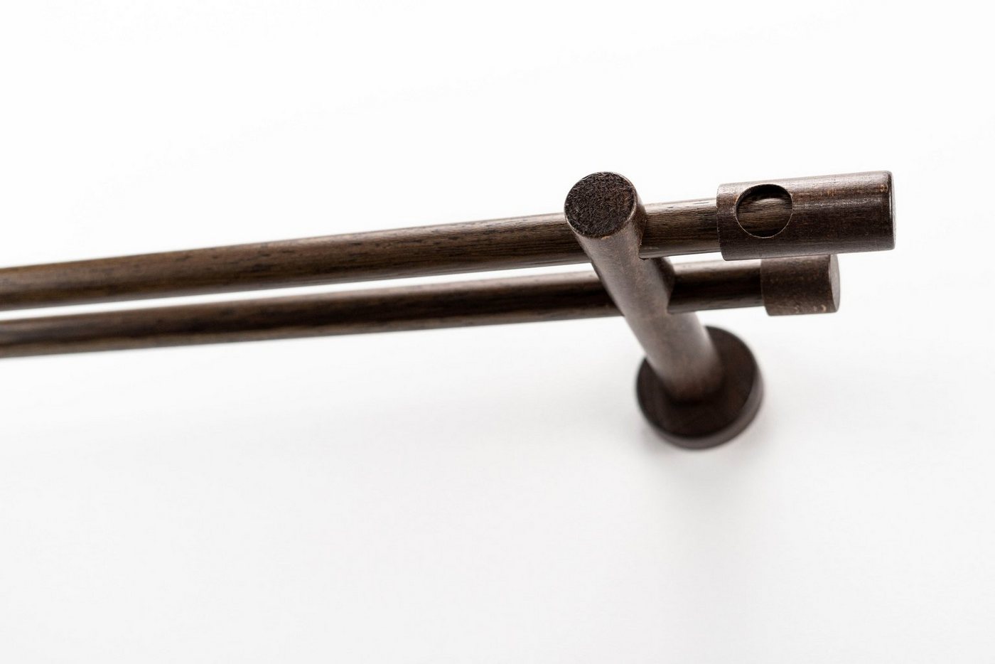 Gardinenstange PANDRI, GARESA, Ø 20 mm, 2-läufig, Wunschmaßlänge, einfache mit Verbinder verlängerbar, ohne Ringe von GARESA
