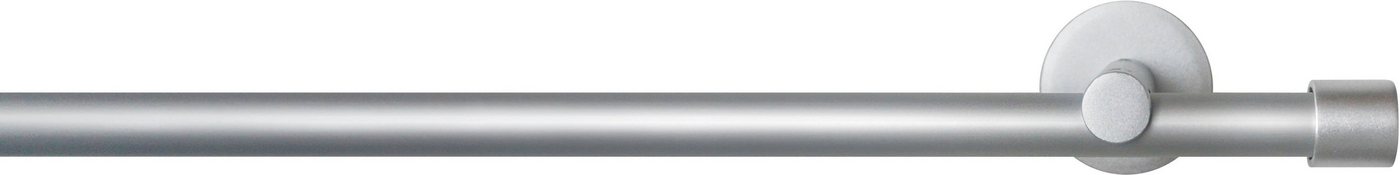 Gardinenstange SEFRA, GARESA, Ø 16 mm, 1-läufig, Wunschmaßlänge, verschraubt, Aluminium, Vorhanggarnitur,Innenlaufgarnitur, verlängerbar, Endknopf Kappe von GARESA