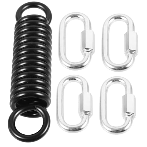 GARIOUANS 1 Satz Hängematten Federkit mit Metallfedern für Hängesessel Schwinge und Andere Aufhängungen für Außenbereich mit Schockabsorbierenden Ringen und Einfacher GARIOUANS 1 Satz Hängematten Federkit mit Metallfedern für Hängesessel Schwinge und Andere Aufhängungen für Außenbereich mit Schockabsorbierenden Ringen und Einfacher von GARIOUANS