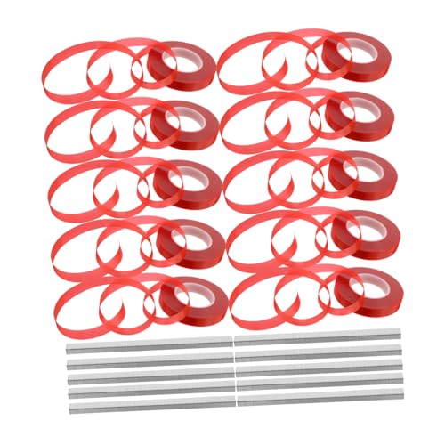 GARIOUANS 10 Rollen Dehnbares Gartendrahtring Band mit Heftklammern Weiches Pflanzenbindeband für Garten Gewächshaus und Gemüsefelder Vielseitig Einsetzbar für Zimmer und Außenpflanzen von GARIOUANS