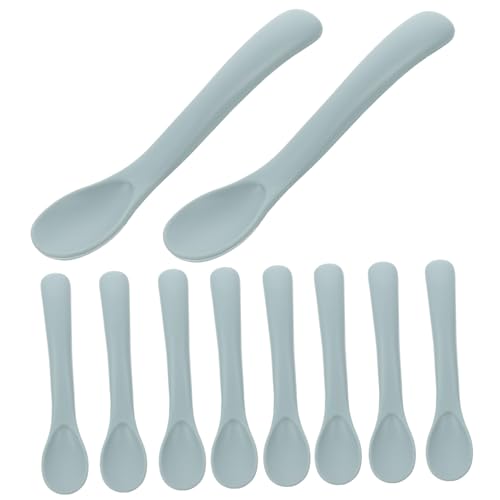 GARIOUANS 10 Stück Teiliges Esslöffel Gebogenes Trainingsbesteck Frei Flexibles Material für Sichere Nahrungsaufnahme Ergonomisch Geformt für Junge Mädchen und Kleinkinder GARIOUANS 10 Stück Teiliges Esslöffel Gebogenes Trainingsbesteck Frei Flexibles Material für Sichere Nahrungsaufnahme Ergonomisch Geformt für Junge Mädchen und Kleinkinder von GARIOUANS
