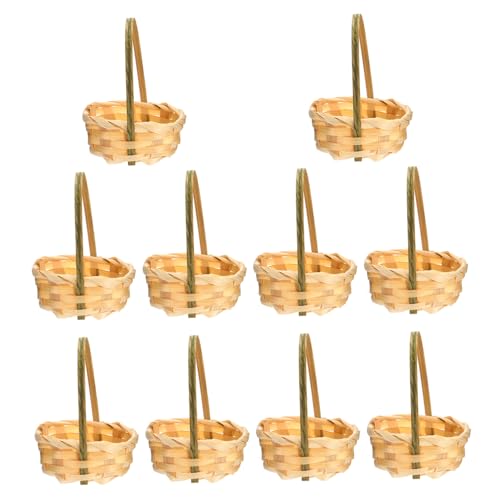 GARIOUANS 10 Stück Teiliges Körbchen Handgefertigt Multifunktionale Aufbewahrungskörbe mit Einzigartiger Form Robust und Praktisch für Haushalt Obst Dekoration und Partygeschenke GARIOUANS 10 Stück Teiliges Körbchen Handgefertigt Multifunktionale Aufbewahrungskörbe mit Einzigartiger Form Robust und Praktisch für Haushalt Obst Dekoration und Partygeschenke von GARIOUANS