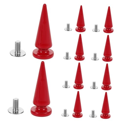 GARIOUANS 10 Stück Teiliges Punk Metallspitzen Schraubnieten Baumförmig Robust Für DIY Lederhandwerk Kleidung Schuhe Taschen Zubehör GARIOUANS 10 Stück Teiliges Punk Metallspitzen Schraubnieten Baumförmig Robust Für DIY Lederhandwerk Kleidung Schuhe Taschen Zubehör von GARIOUANS