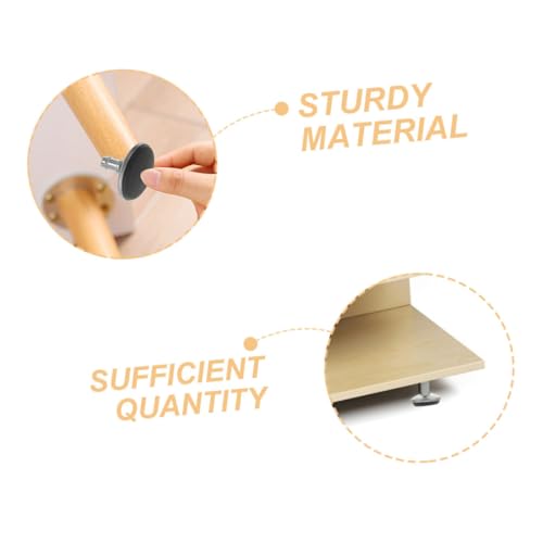 GARIOUANS 10 Stück Teiliges Verstellbare Bürostuhl Füße Material rutschfest Stoßdämpfend mit Gummiboden Ømm Praktische Möbel Ersatzteile für Bürostuhlstandfestigkeit von GARIOUANS