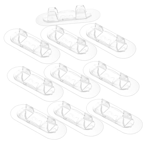 GARIOUANS 10 Stück Transparent Selbstklebender Kabelhalter aus Acryl für Schreibtisch Kabelmanagement Hitzebeständig Rückstandsfrei Entfernbar Vielseitiger Organizer für Büro und Zuhause GARIOUANS 10 Stück Transparent Selbstklebender Kabelhalter aus Acryl für Schreibtisch Kabelmanagement Hitzebeständig Rückstandsfrei Entfernbar Vielseitiger Organizer für Büro und Zuhause von GARIOUANS