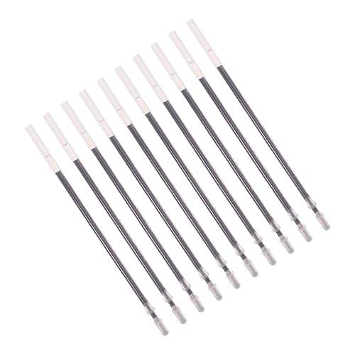 GARIOUANS 100 Stück Hitzelöschbare Stoffmarkierungsstifte Schwarze Nachfüllungen für Schneiderarbeiten Präzise Markierungen Einfach mit Bügeleisen Entfernen für Nähen Quilten und Basteln von GARIOUANS