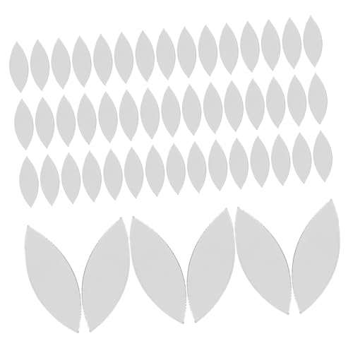 GARIOUANS 150 Stück Petal Shaped Mini Spiegel Fliesen Selbstklebende Craft Spiegel für DIY Projekte Dekorationen Kreative Bastelarbeiten von GARIOUANS