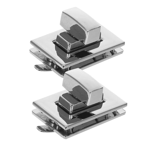 GARIOUANS 2 STK. Drehverschluss aus Metall für Handtaschen Ersatzverschluss Handtaschenverschluss Bag Hardware Zubehör für Clutches und Taschen Elegant und Leicht von GARIOUANS
