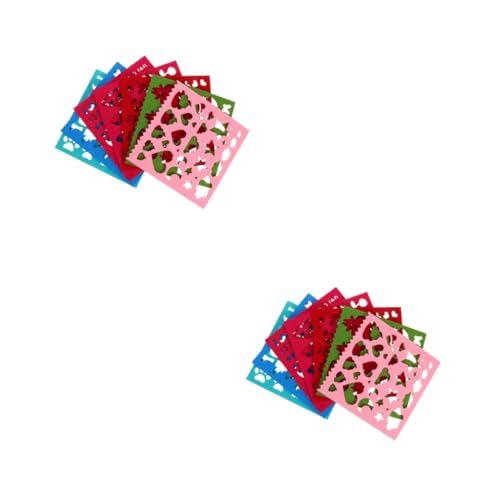 GARIOUANS 2 Sätze Teiliges DIY Nadelfilz Set Mit Formen Schablonen Für Handarbeiten Für Kreative Projekte Verschiedenen Mustern Für Schnelles Filzen 7 Stück * 2 GARIOUANS 2 Sätze Teiliges DIY Nadelfilz Set Mit Formen Schablonen Für Handarbeiten Für Kreative Projekte Verschiedenen Mustern Für Schnelles Filzen 7 Stück * 2 von GARIOUANS