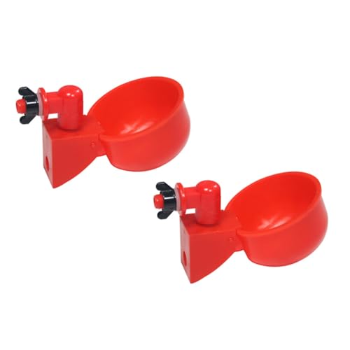 GARIOUANS 2 Stück Automatischer Geflügel Wasserbehälter aus Robustem Kunststoff Langlebiger und Verschleißfester Wasserspender für Hühner Wachteln und Tauben Praktische Tränke mit GARIOUANS 2 Stück Automatischer Geflügel Wasserbehälter aus Robustem Kunststoff Langlebiger und Verschleißfester Wasserspender für Hühner Wachteln und Tauben Praktische Tränke mit von GARIOUANS