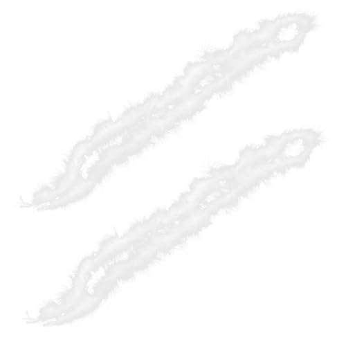 GARIOUANS 2 Stück Federboa Weiß Plumes Boa für Damen Flauschig Natürliche Federn Dekoration Hochzeit Party Karneval DIY Bastelmaterial GARIOUANS 2 Stück Federboa Weiß Plumes Boa für Damen Flauschig Natürliche Federn Dekoration Hochzeit Party Karneval DIY Bastelmaterial von GARIOUANS