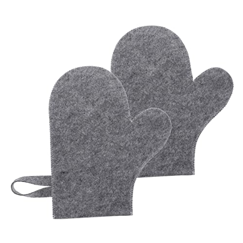 GARIOUANS 2 Stück Filz Handschuhe für Sauna und Dusche Hautfreundliche Langlebige Peeling Handschuhe mit Weichem Filzmaterial Praktisch und Leicht für Körperpeeling und Spa Anwendungen GARIOUANS 2 Stück Filz Handschuhe für Sauna und Dusche Hautfreundliche Langlebige Peeling Handschuhe mit Weichem Filzmaterial Praktisch und Leicht für Körperpeeling und Spa Anwendungen von GARIOUANS