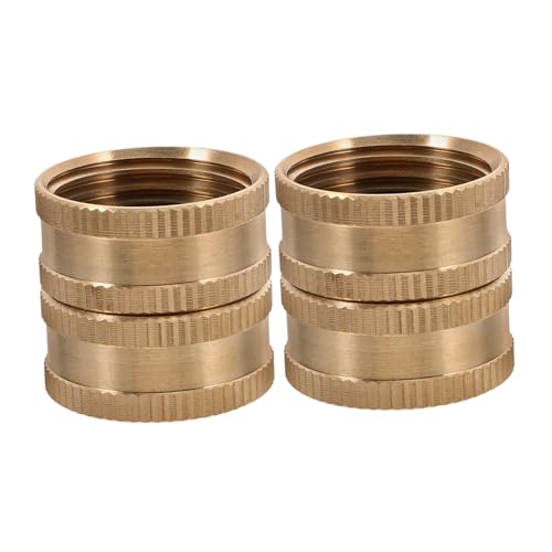 GARIOUANS 2 Stück Garten Schlauchverbinder Messing Installieren Langlebig für Gartenbewässerung und Schlauchreparaturen Ght Adapter für Verbindung von GARIOUANS