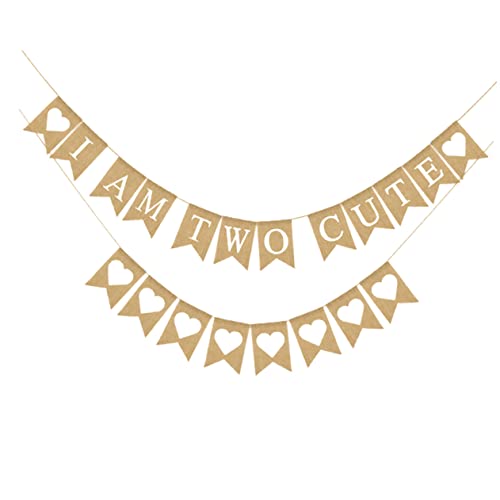 GARIOUANS 2 Stück Geburtstagsbanner aus Leinen Teilig für Jungen und Mädchen Bunte Party Deko Langlebig Geburtstagsdeko für Kindergeburtstag Fröhliche Feierdekoration GARIOUANS 2 Stück Geburtstagsbanner aus Leinen Teilig für Jungen und Mädchen Bunte Party Deko Langlebig Geburtstagsdeko für Kindergeburtstag Fröhliche Feierdekoration von GARIOUANS