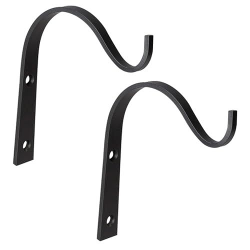 GARIOUANS 2 Stück Metallhaken für Blumenampel und Pflanzen Stabile Wandhalterung aus Eisen Vielseitig für Körbe Laternen Vogelfutterhäuschen Garderobe und Garten Einfache Befestigung GARIOUANS 2 Stück Metallhaken für Blumenampel und Pflanzen Stabile Wandhalterung aus Eisen Vielseitig für Körbe Laternen Vogelfutterhäuschen Garderobe und Garten Einfache Befestigung von GARIOUANS