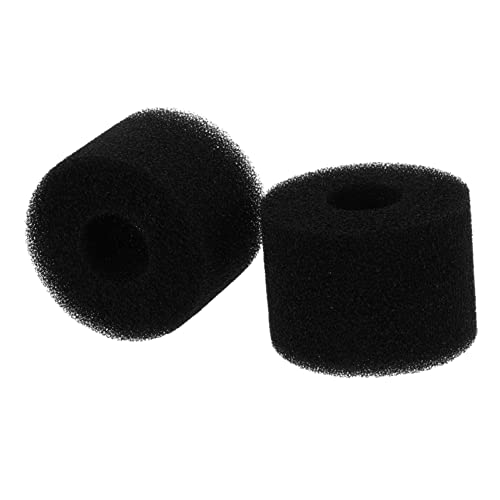 GARIOUANS 2 Stück Poolfilter Schwamm Zylinderfilter Praktische Filterzubehör für Schwimmbäder Langlebig und Wiederverwendbar Hohe Flexibilität und Atmungsaktivität von GARIOUANS
