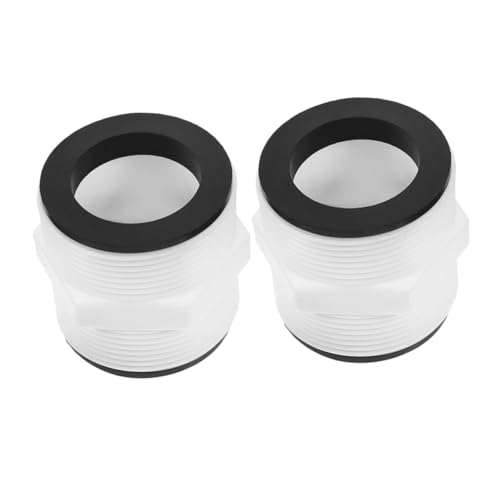 GARIOUANS 2 Stück Poolschlauch Adapter Schlauchverbinder für Poolpumpen und Poolfilter Zubehör Stabile und Sichere Verbindung für Oberirdische Schwimmbäder Einfach Anzuschließen Vielseitig von GARIOUANS