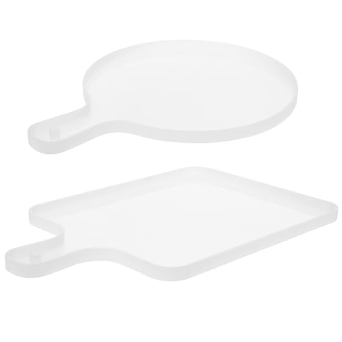GARIOUANS 2 Stück Silikonform Teiliges Silikon Tablettform DIY Untersetzerform Langlebig Reißfest Flexibel für Tee Tablett Herstellung Großes Rundes und Quadratisches Design GARIOUANS 2 Stück Silikonform Teiliges Silikon Tablettform DIY Untersetzerform Langlebig Reißfest Flexibel für Tee Tablett Herstellung Großes Rundes und Quadratisches Design von GARIOUANS