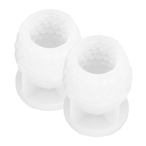 GARIOUANS 2 Stück Silikonform Zapfen Weihnachtsmotive Hohe Hitzebeständigkeit Für Kerzen Seifen Schokolade Basteln Vielseitig Für DIY Projekte von GARIOUANS