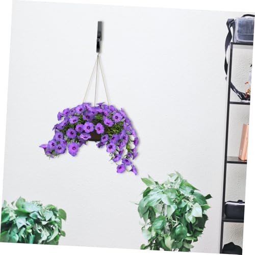 GARIOUANS 2 Stück Teiliges Eisen Pflanzen Wandhalter Stabile Metallhaken für Hängende Blumentöpfe Platzsparend Einfache Wandmontage Vielseitig für Balkon Garten Laternen und Dekorationen von GARIOUANS