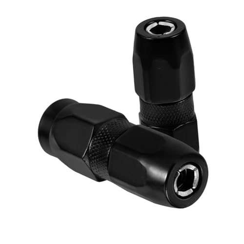 GARIOUANS 2 Stück Teiliges Fettpressen Schlauchset mit Gewinde Flaches Mundstück Selbstsichernde Kupplung für Schwere Industrielle Schmiergeräte Kompatibel mit Gängigen Fettpressen Robust von GARIOUANS