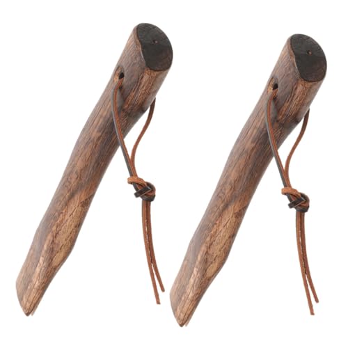 GARIOUANS 2 Stück Teiliges Mini Holzaxtgriff Rutschfester Ergonomischer Ersatzgriff aus Natürlichem für Praktische und Langlebige Axtstiel Reparatur für Kleine Gartengeräte von GARIOUANS