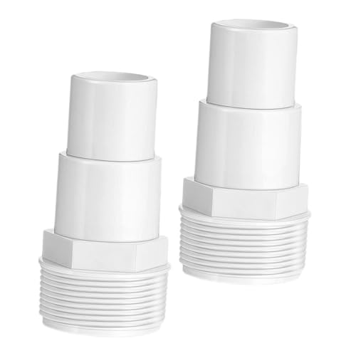 GARIOUANS 2 Stück Teiliges Poolschlauchadapter Langlebigem Material und Auslaufsicher Installieren Kompatibel mit Poolpumpen und Filtersystemen für Zuverlässigen GARIOUANS 2 Stück Teiliges Poolschlauchadapter Langlebigem Material und Auslaufsicher Installieren Kompatibel mit Poolpumpen und Filtersystemen für Zuverlässigen von GARIOUANS