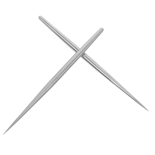 GARIOUANS 2 Stück Teiliges Werkzeug aus Edelstahl Langlebig und Scharf für Präzises Modellieren Texturieren und Formen von Polymer- für DIY-kunstprojekte und Feine Details von GARIOUANS