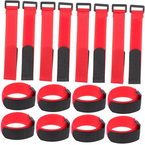 GARIOUANS 20 Stück Teiliges Rote Kabelbinder mit wiederverwendbarem Verschluss und Schnalle Wiederverwendbar Vielseitig für Kabelmanagement Netzkabel Werkzeug Organizer für Büro Zuhause und GARIOUANS 20 Stück Teiliges Rote Kabelbinder mit wiederverwendbarem Verschluss und Schnalle Wiederverwendbar Vielseitig für Kabelmanagement Netzkabel Werkzeug Organizer für Büro Zuhause und von GARIOUANS