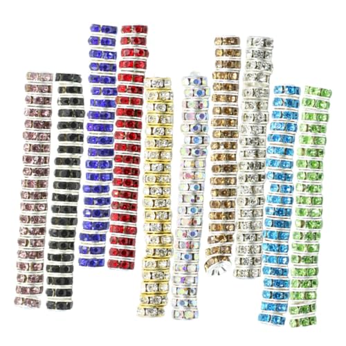 GARIOUANS 200 Stück Bunte Glas Spacer Perlen für Armbänder Schmuckherstellung DIY Vielseitige Schmuckperlen für Erwachsene Farbenfrohe Trennperlen für Individuelle Designs GARIOUANS 200 Stück Bunte Glas Spacer Perlen für Armbänder Schmuckherstellung DIY Vielseitige Schmuckperlen für Erwachsene Farbenfrohe Trennperlen für Individuelle Designs von GARIOUANS