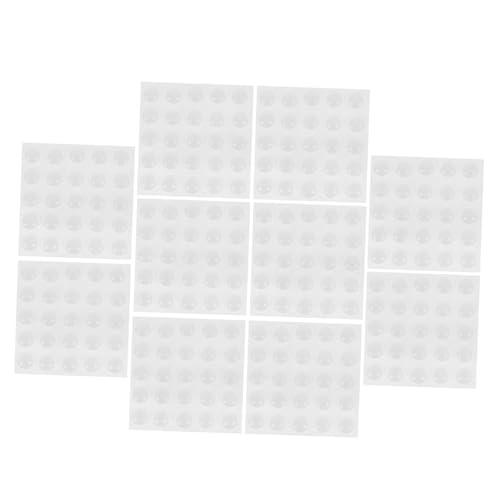 GARIOUANS 200 Stück Transparent Silikon Türpuffer Selbstklebend Geräuschdämpfende Pads für Türen Schränke und Kühlschränke Ultra für Einfache Installation für Schließen von GARIOUANS