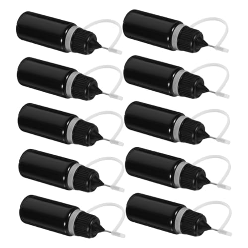 GARIOUANS 24 Stück Teiliges Dosierflaschen mit Präziser Metall Nadelspitze Schwarze Squeeze Flaschen für Exakte Kleberauftragung Luftdicht Verschlossen für Langanhaltende Kleberfrische GARIOUANS 24 Stück Teiliges Dosierflaschen mit Präziser Metall Nadelspitze Schwarze Squeeze Flaschen für Exakte Kleberauftragung Luftdicht Verschlossen für Langanhaltende Kleberfrische von GARIOUANS
