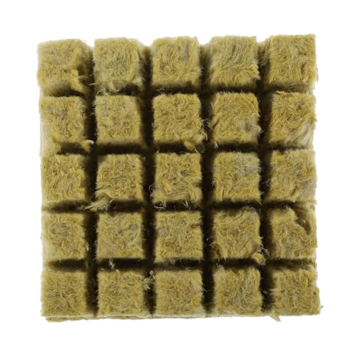 GARIOUANS 25 Stück Teiliges Pflanzsubstrat Block Torffreie Nährstoffwürfel für Soilloses Kultivieren Biologisch Abbaubar für Stecklingsvermehrung Gemüse Blumen und Obstpflanzen von GARIOUANS