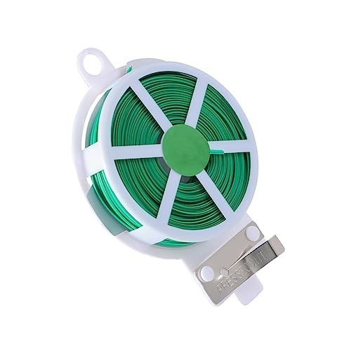 GARIOUANS 3 Rollen Garten Kabelbinder Pflanzendraht mit Cutter für Pflanzenstützen Flexibel und Praktisch für Gartenarbeit pro Rolle Plastikbeschichtet GARIOUANS 3 Rollen Garten Kabelbinder Pflanzendraht mit Cutter für Pflanzenstützen Flexibel und Praktisch für Gartenarbeit pro Rolle Plastikbeschichtet von GARIOUANS