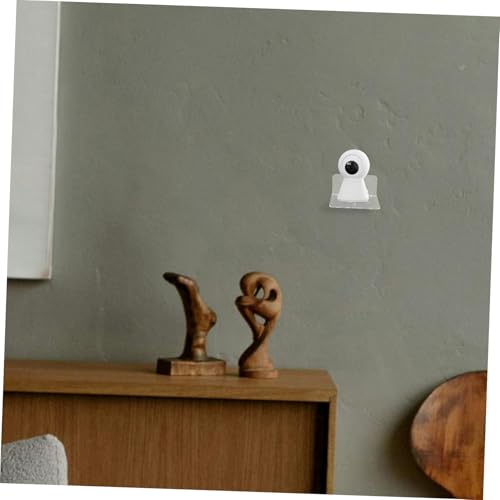 GARIOUANS 3 Stück Acryl Wandhalterung für Überwachungskamera Babyphone Lautsprecher Schwebendes Regal Einfache Montage Platzsparend Vielseitig für Innenbereich Stabile Halterung von GARIOUANS