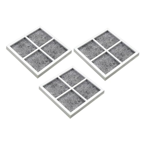 GARIOUANS 3 Stück Aktivkohle Kühlschrankfilter Kompatibel mit Lg Serie Geruchsfilter mit Effektiver Luftreinigung Mesh für Geruchsentfernung Fridge Zubehör für Frische Lebensmittel GARIOUANS 3 Stück Aktivkohle Kühlschrankfilter Kompatibel mit Lg Serie Geruchsfilter mit Effektiver Luftreinigung Mesh für Geruchsentfernung Fridge Zubehör für Frische Lebensmittel von GARIOUANS