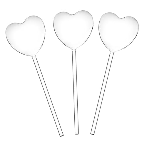 GARIOUANS 3 Stück Automatischer Pflanzenbewässerer Herzförmige Glas wasserspender Selbstbewässerung für Zimmerpflanzen und Garten Praktische Gießhilfe mit Kontrollierter Wassermenge für von GARIOUANS