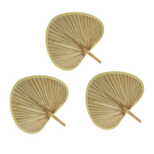 GARIOUANS 3 Stück Cool Fan Rattan Ventilatoren Handventilator Kühlung Wiederaufladbarer Hand Palmblatt Ventilatoren Handventilator Grün Persönlicher Im Freien GARIOUANS 3 Stück Cool Fan Rattan Ventilatoren Handventilator Kühlung Wiederaufladbarer Hand Palmblatt Ventilatoren Handventilator Grün Persönlicher Im Freien von GARIOUANS