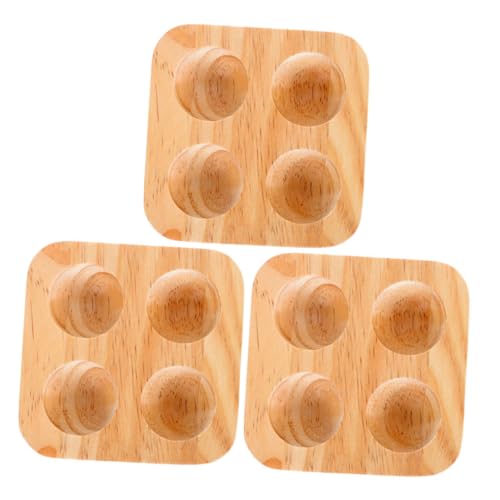 GARIOUANS 3 Stück Eieraufbewahrung Kühlschrank Holz-eierhalter Doppelreihe Stoßfest Robust Für Küche Theke Organizer GARIOUANS 3 Stück Eieraufbewahrung Kühlschrank Holz-eierhalter Doppelreihe Stoßfest Robust Für Küche Theke Organizer von GARIOUANS