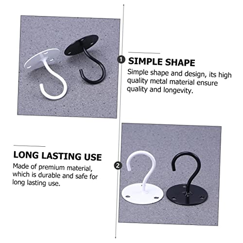 GARIOUANS 3 Stück Robuste Weiß Deckenhaken für Hängende Pflanzen Laternenhalter Blumentopfaufhängung Rostfrei Starke Tragkraft für Balkon Garten Innen Außenbereich GARIOUANS 3 Stück Robuste Weiß Deckenhaken für Hängende Pflanzen Laternenhalter Blumentopfaufhängung Rostfrei Starke Tragkraft für Balkon Garten Innen Außenbereich von GARIOUANS