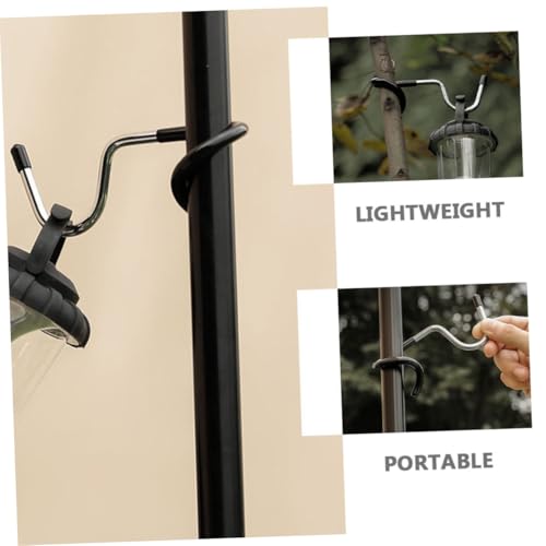 GARIOUANS 3 Stück Stahlhaken für Zeltstangen mit Rutschfester Gummibeschichtung Vielseitige Aufhängung für Campinglaternen Taschen und Outdoor ausrüstung Stabile Halterung für Campinglampen GARIOUANS 3 Stück Stahlhaken für Zeltstangen mit Rutschfester Gummibeschichtung Vielseitige Aufhängung für Campinglaternen Taschen und Outdoor ausrüstung Stabile Halterung für Campinglampen von GARIOUANS