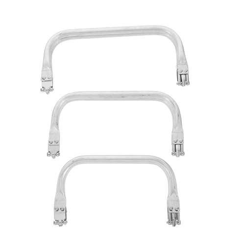 GARIOUANS 3 Stück Teiliges Tasche Verschluss aus Leichtem Aluminium Stabile Handtaschenrahmen in Langlebige DIY Tasche Rahmen Verschlüsse für Vielseitige Taschen und Geldbörsen von GARIOUANS