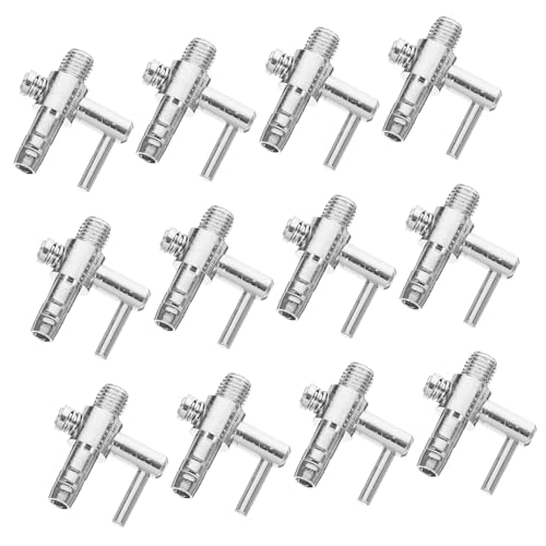 GARIOUANS 30 Stück Teiliges Set Aquarium Sauerstoffpumpe Verteiler mit Ventil Hochwertiger Luftstromregler für Aquarien und Teiche Einfache Handhabung Auslassanschluss von GARIOUANS