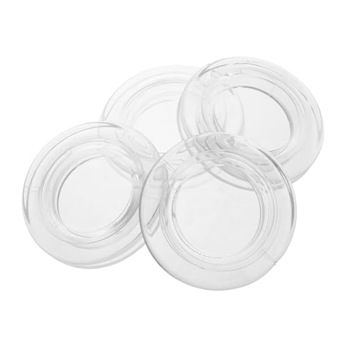 GARIOUANS Transparenter Tischschirmring Mit Kappen 4 Stück Gummi Für Terrassentische Wetterfest Für Garten Und Café von GARIOUANS