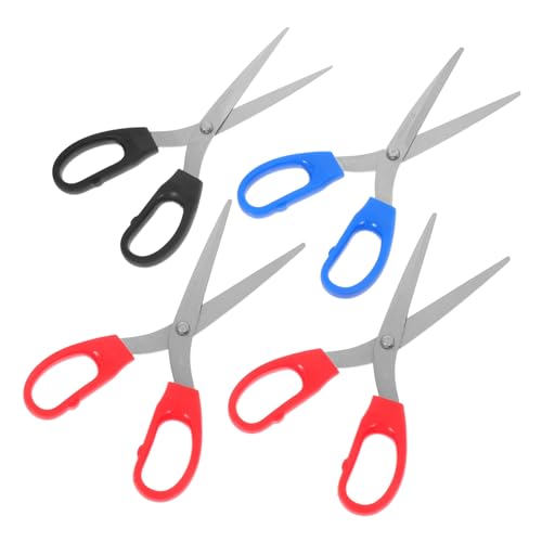 GARIOUANS 4 Stück Ergonomische Schul und Haushaltsscheren mit Abgerundeter Spitze Scharfe Klingen für Präzises Schneiden Komfortabler Griff Sicher für Schule Büro und Bastelarbeiten GARIOUANS 4 Stück Ergonomische Schul und Haushaltsscheren mit Abgerundeter Spitze Scharfe Klingen für Präzises Schneiden Komfortabler Griff Sicher für Schule Büro und Bastelarbeiten von GARIOUANS