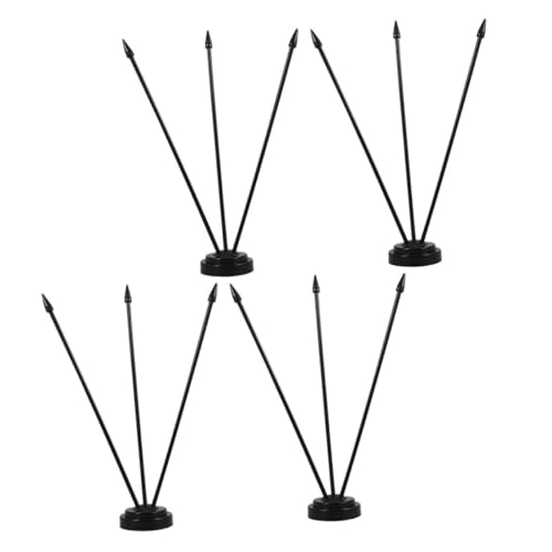 GARIOUANS 4 Stück Flaggenhalter Schwarz Robuste Flaggenmast Basis Stabile Fahnenhalterung Für Tisch Schreibtisch Büro Dekoration Indoor Einfache Befestigung Robuste Fahnenmast Halterung GARIOUANS 4 Stück Flaggenhalter Schwarz Robuste Flaggenmast Basis Stabile Fahnenhalterung Für Tisch Schreibtisch Büro Dekoration Indoor Einfache Befestigung Robuste Fahnenmast Halterung von GARIOUANS