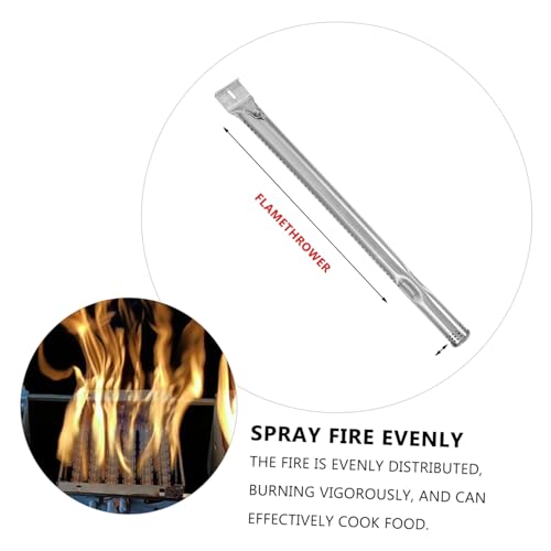 GARIOUANS 4 Stück Grillbrenner Ersatzrohre Teilig Hitzebeständig Korrosionsresistent für Gasgrill und BBQ Langlebig Gleichmäßige Wärmeverteilung Ersatzteile für Gasgrill von GARIOUANS